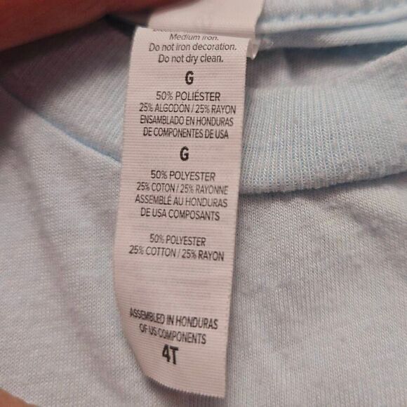 Bella +Canvas flip sequin Easter Bunny shirt 4t - Picture 4 of 4